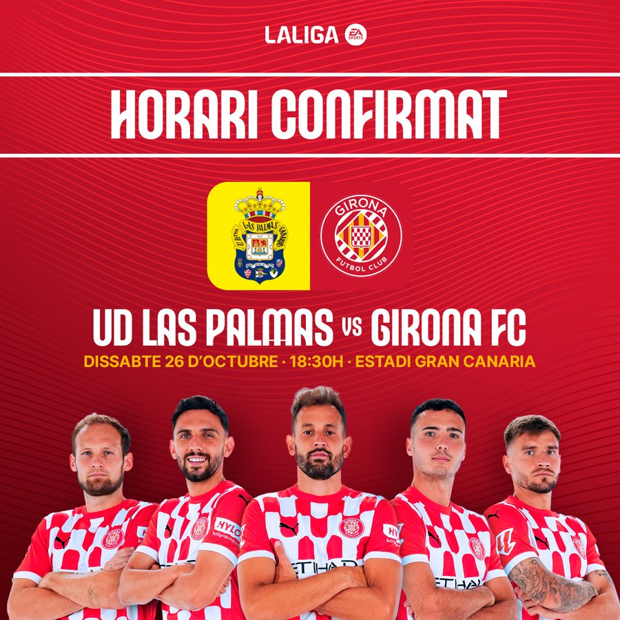 HORARIO LAS PALMAS-GIRONA #2